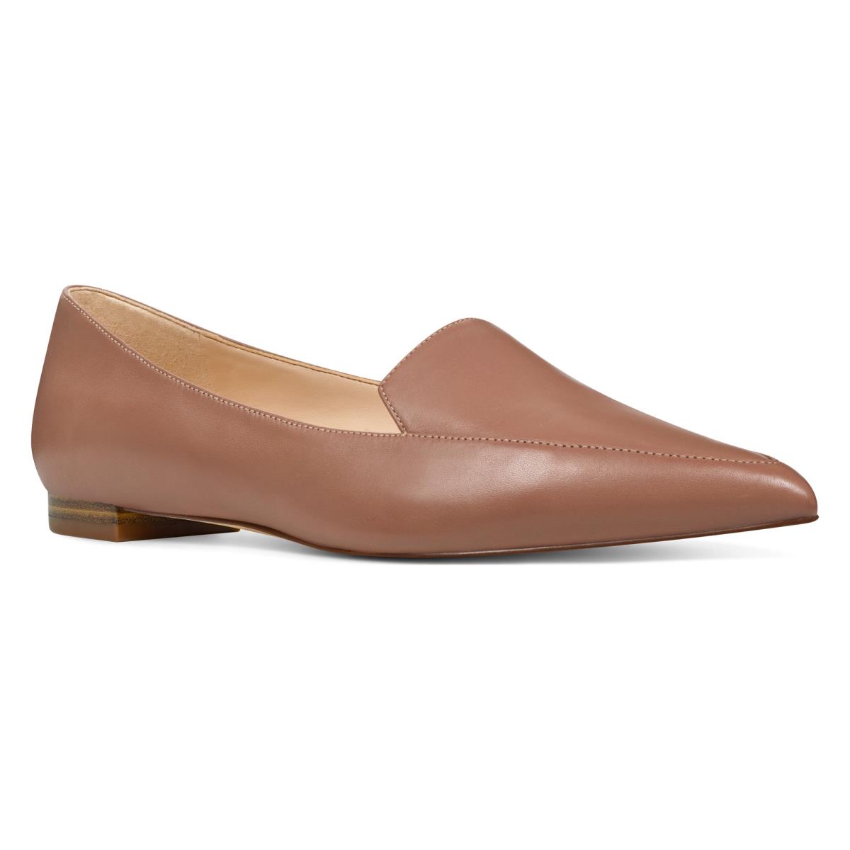 Nine West Abay Smoking Flats Kadın Bej Rengi | 2615WZOHU