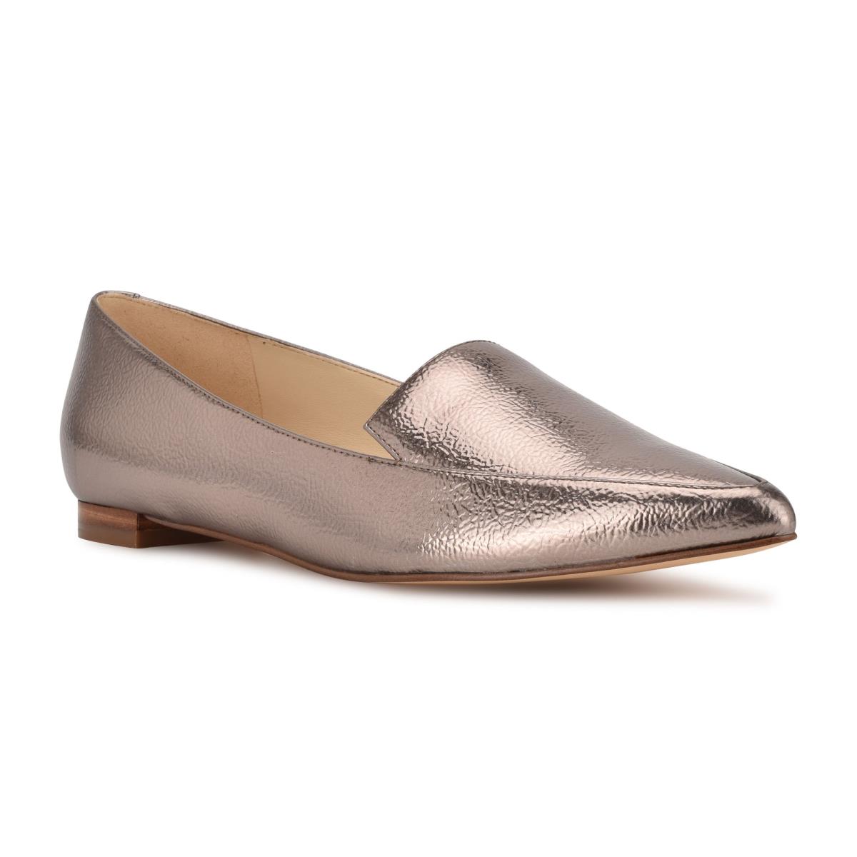 Nine West Abay Smoking Flats Kadın Kahverengi | 2136QVIDM