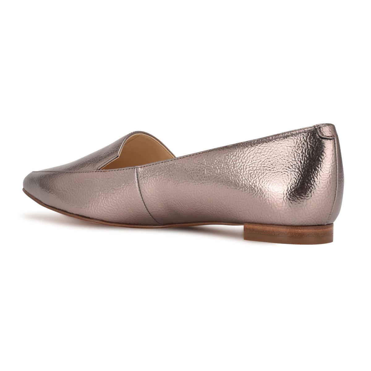 Nine West Abay Smoking Flats Kadın Kahverengi | 2136QVIDM