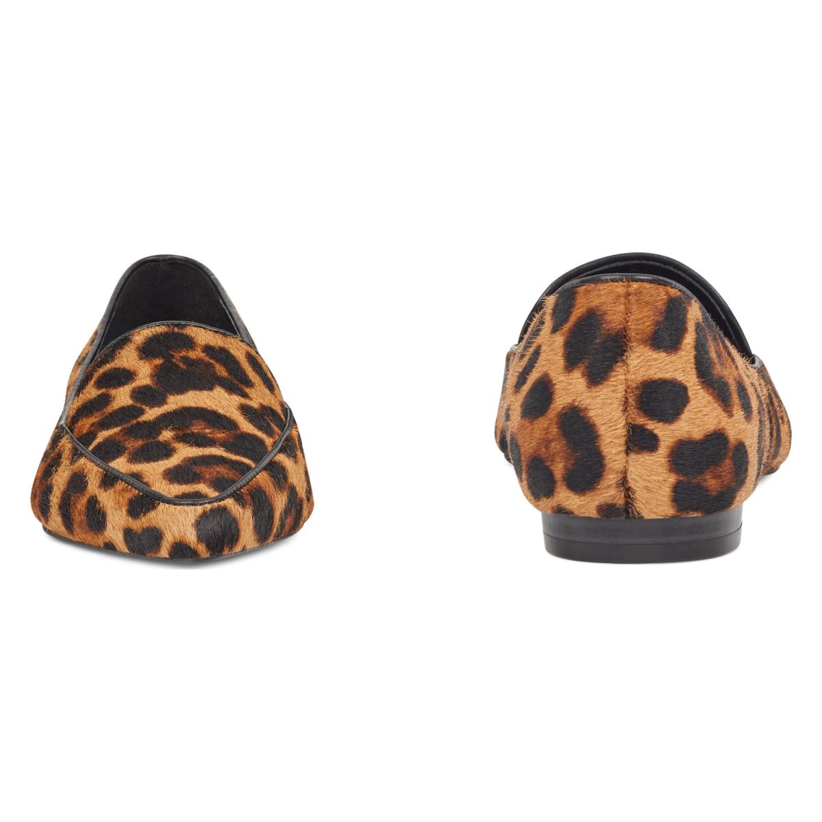 Nine West Abay Smoking Flats Kadın Leopar | 9501KIFPX