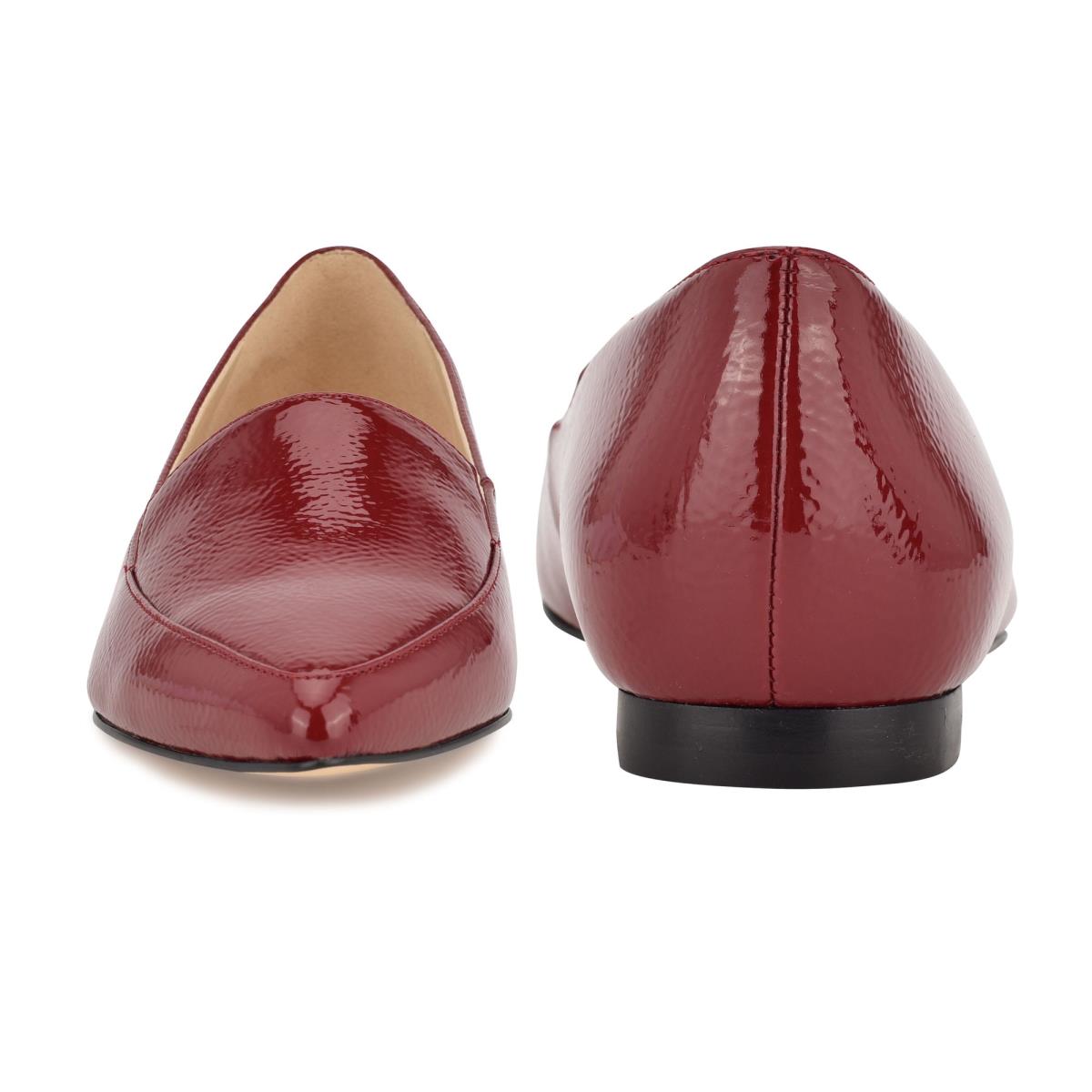 Nine West Abay Smoking Flats Kadın Pembe | 2634ZRDCA