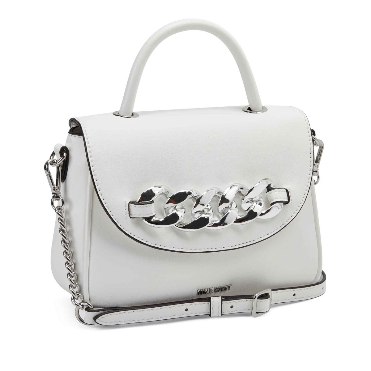 Nine West Addy Mini Top Handle Flap Çapraz Askılı Çanta Kadın Beyaz | 0395VFDQE