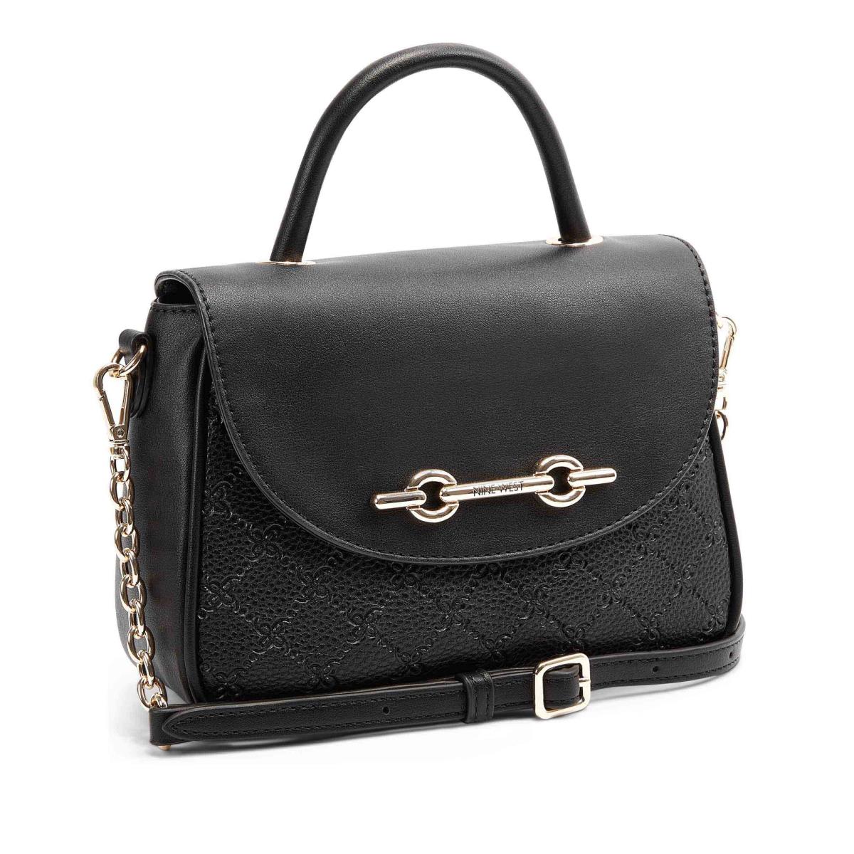 Nine West Addy Mini Top Handle Flap Çapraz Askılı Çanta Kadın Siyah | 2698LYZOU