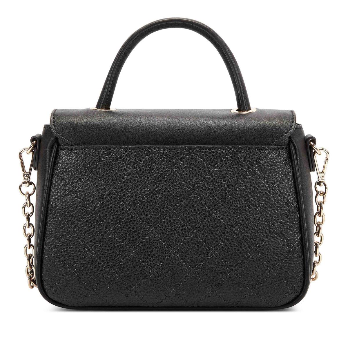 Nine West Addy Mini Top Handle Flap Çapraz Askılı Çanta Kadın Siyah | 2698LYZOU