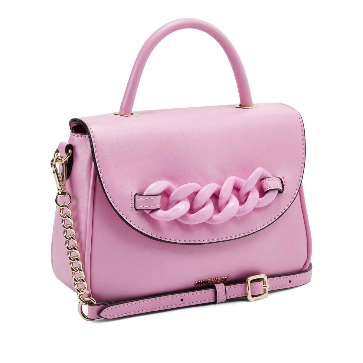 Nine West Addy Mini Top Handle Flap Çapraz Askılı Çanta Kadın Pembe | 3518GHAQX