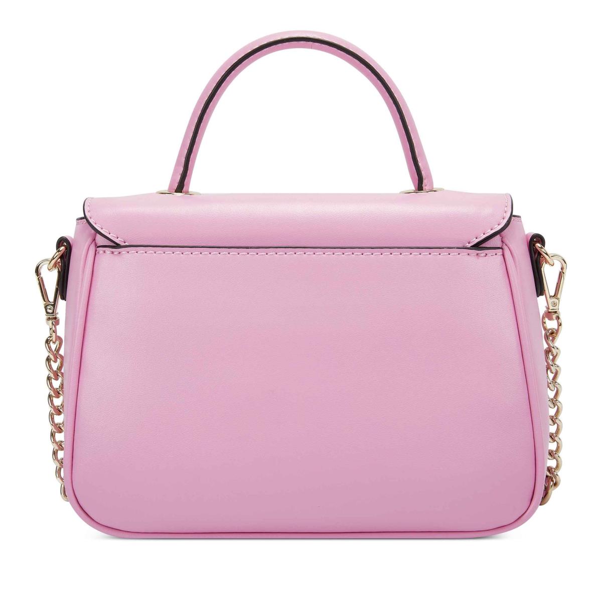 Nine West Addy Mini Top Handle Flap Çapraz Askılı Çanta Kadın Pembe | 3518GHAQX