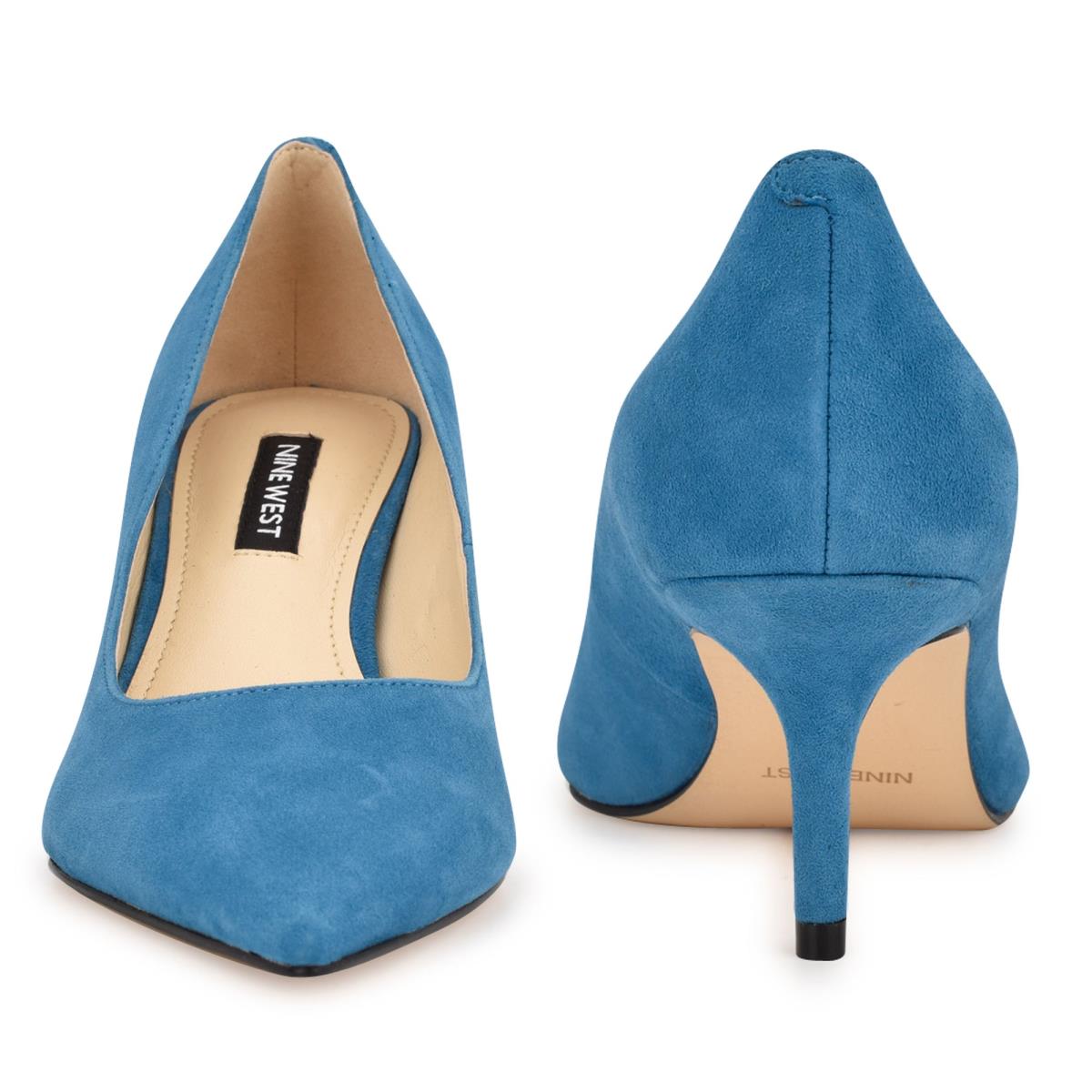 Nine West Arlene Pointy Burunlu Stiletto Ayakkabı Kadın Turkuaz | 3158CRTKV