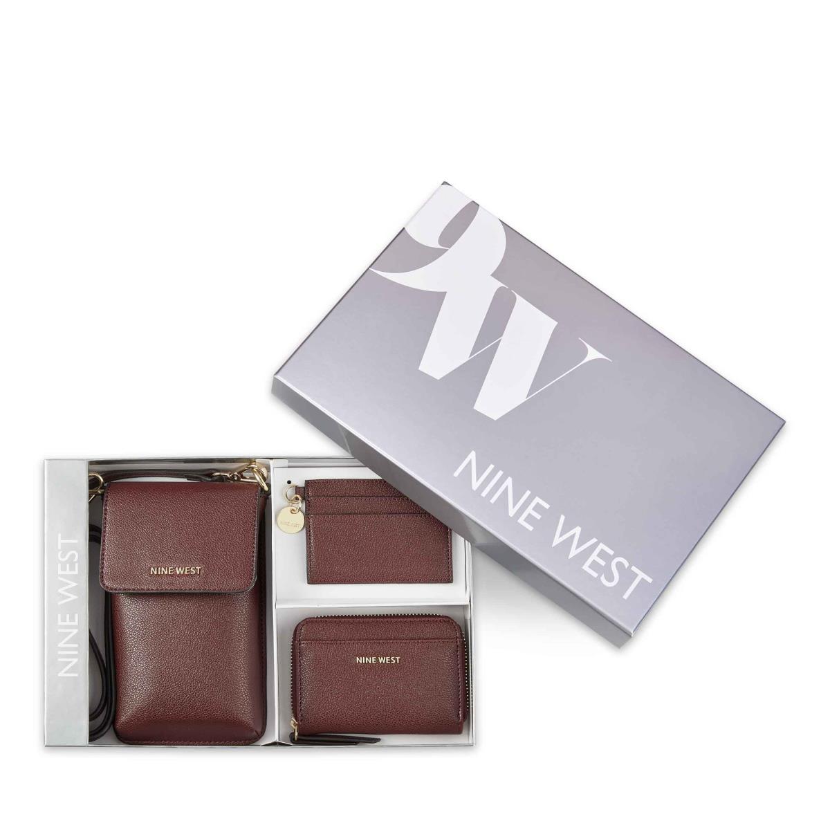 Nine West Azalea 3 Piece Box Set Cüzdan Kadın Claret | 4590TEBIS