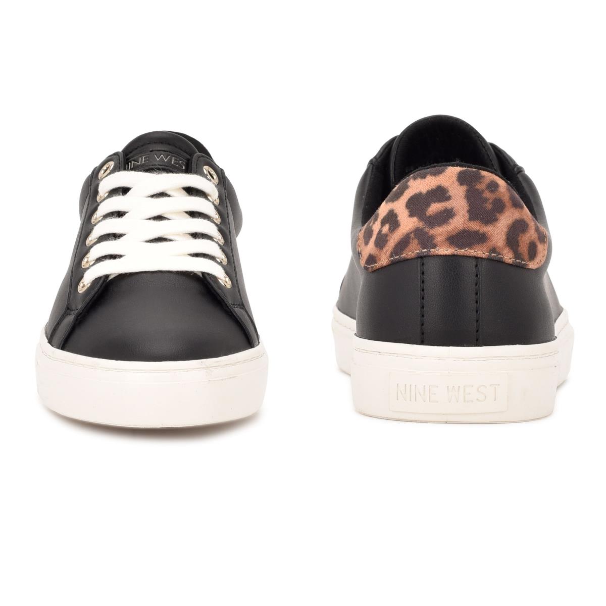 Nine West Best Günlük Spor Ayakkabı Kadın Siyah Leopar | 9704PFMRL