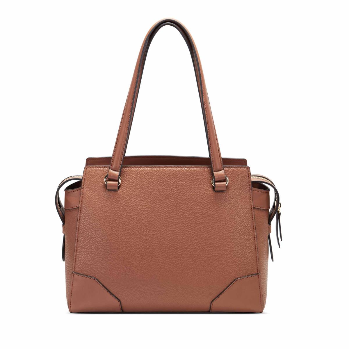 Nine West Brooklyn Jet Set Shldr Satchel Çanta Kadın Kahverengi | 5473EYOQZ