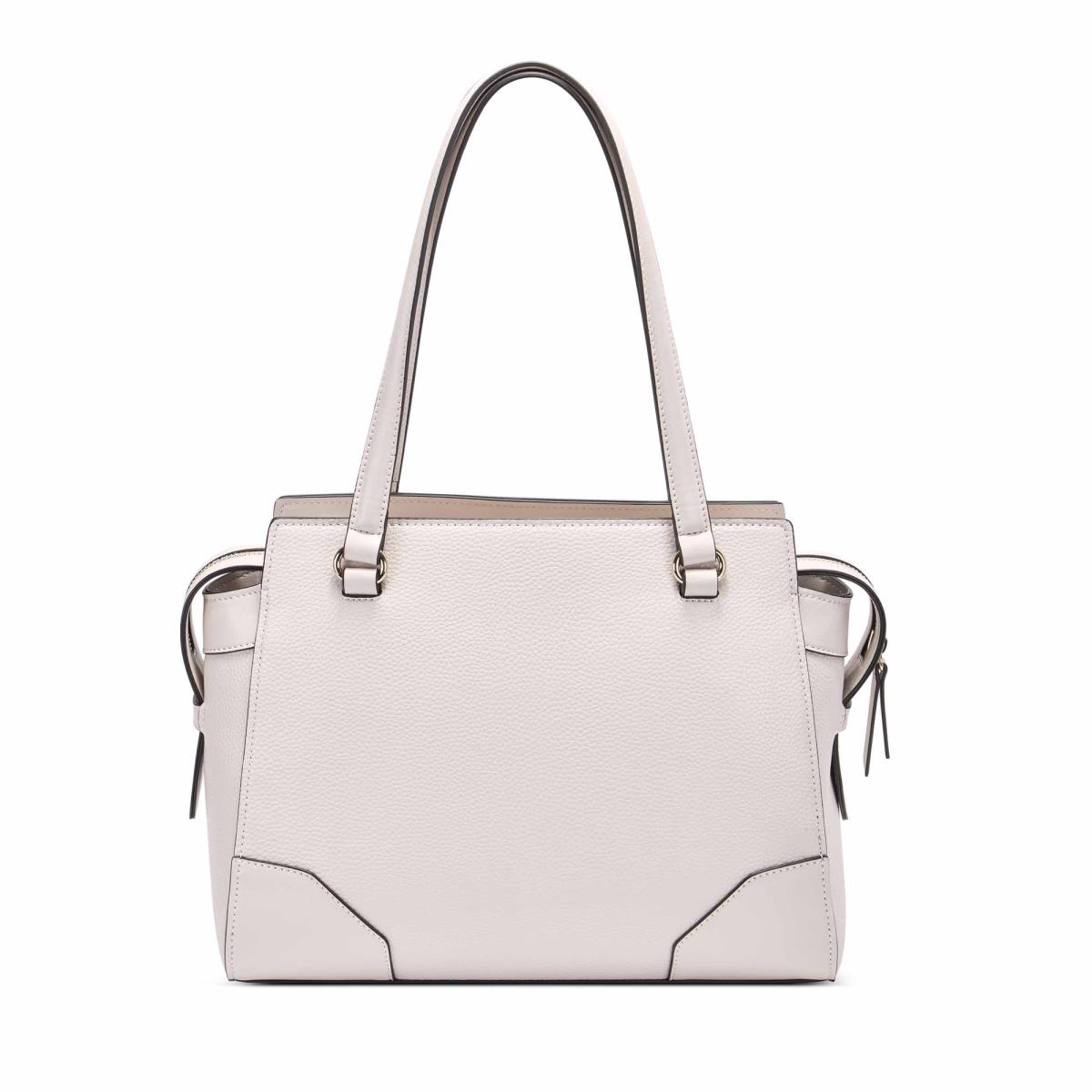 Nine West Brooklyn Jet Set Shldr Satchel Çanta Kadın Bej Rengi | 6315FLRDC