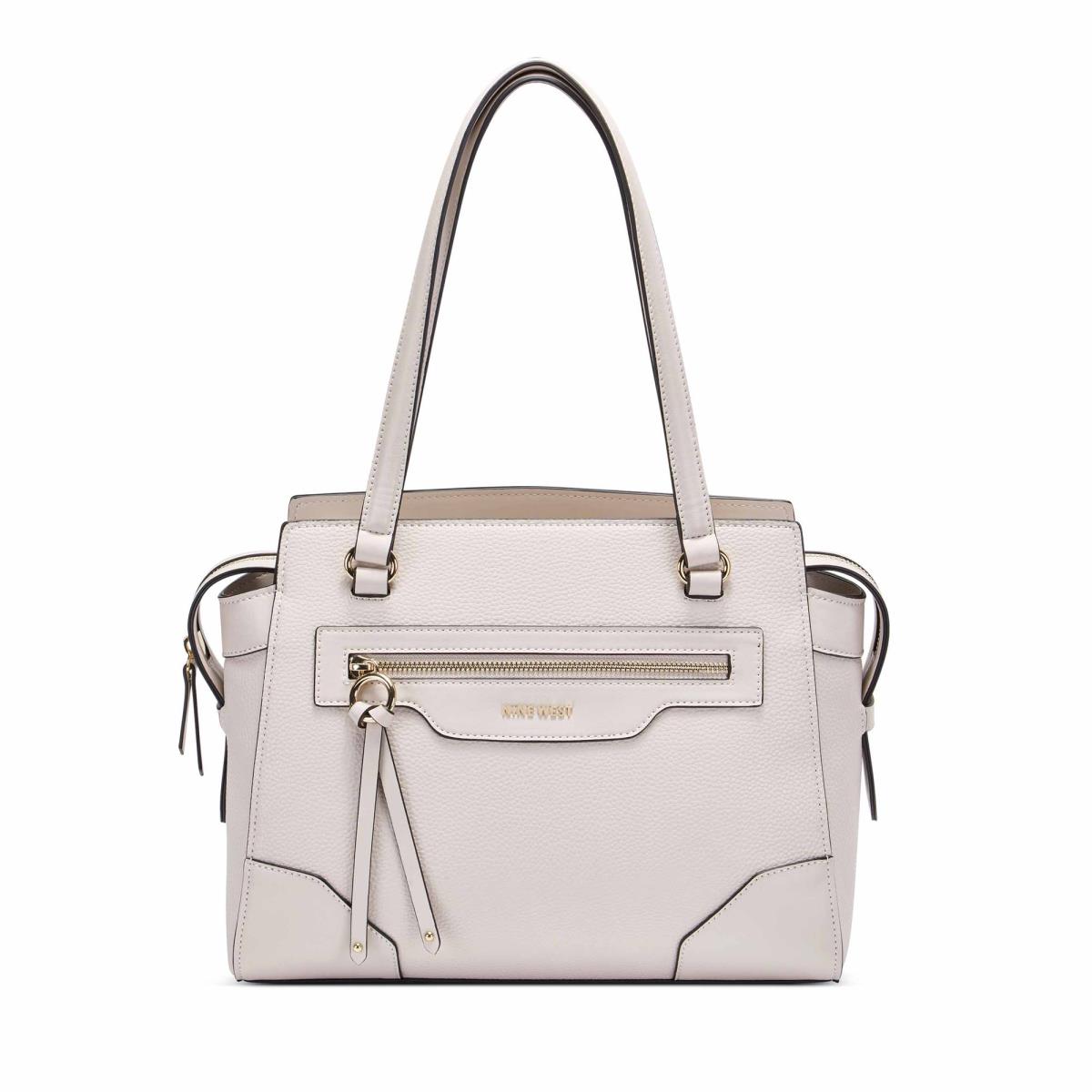 Nine West Brooklyn Jet Set Shldr Satchel Çanta Kadın Bej Rengi | 6315FLRDC