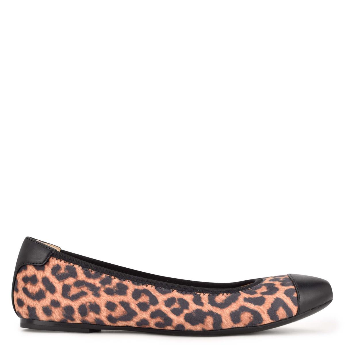 Nine West Capted Ballet Bale Ayakkabısı Kadın Leopar | 1946BXFGM