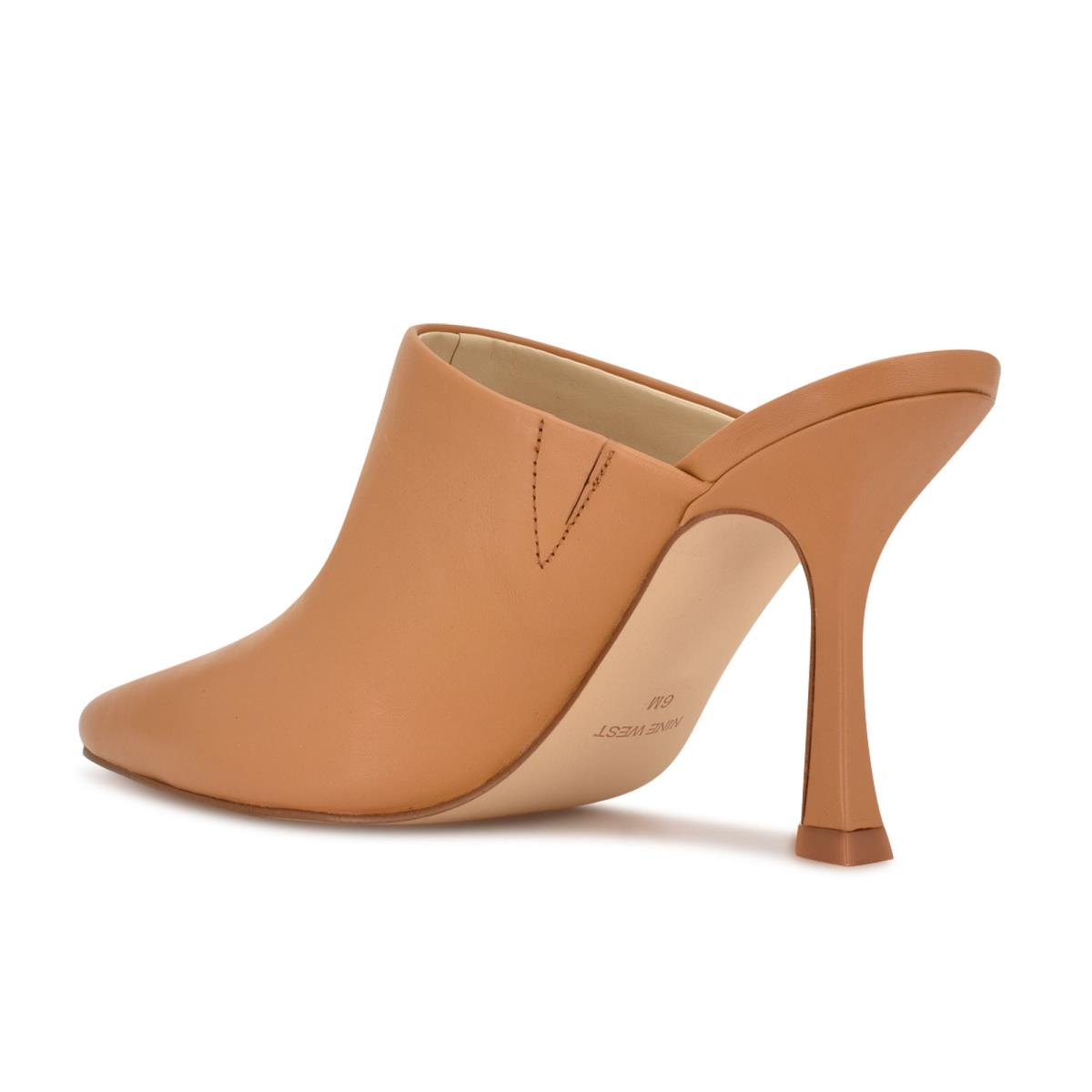 Nine West Ciao Heel Mule Ayakkabı Kadın Bej Rengi | 9547FPIWR