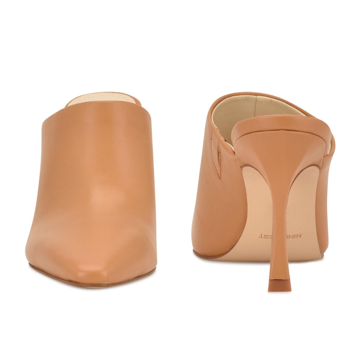 Nine West Ciao Heel Mule Ayakkabı Kadın Bej Rengi | 9547FPIWR