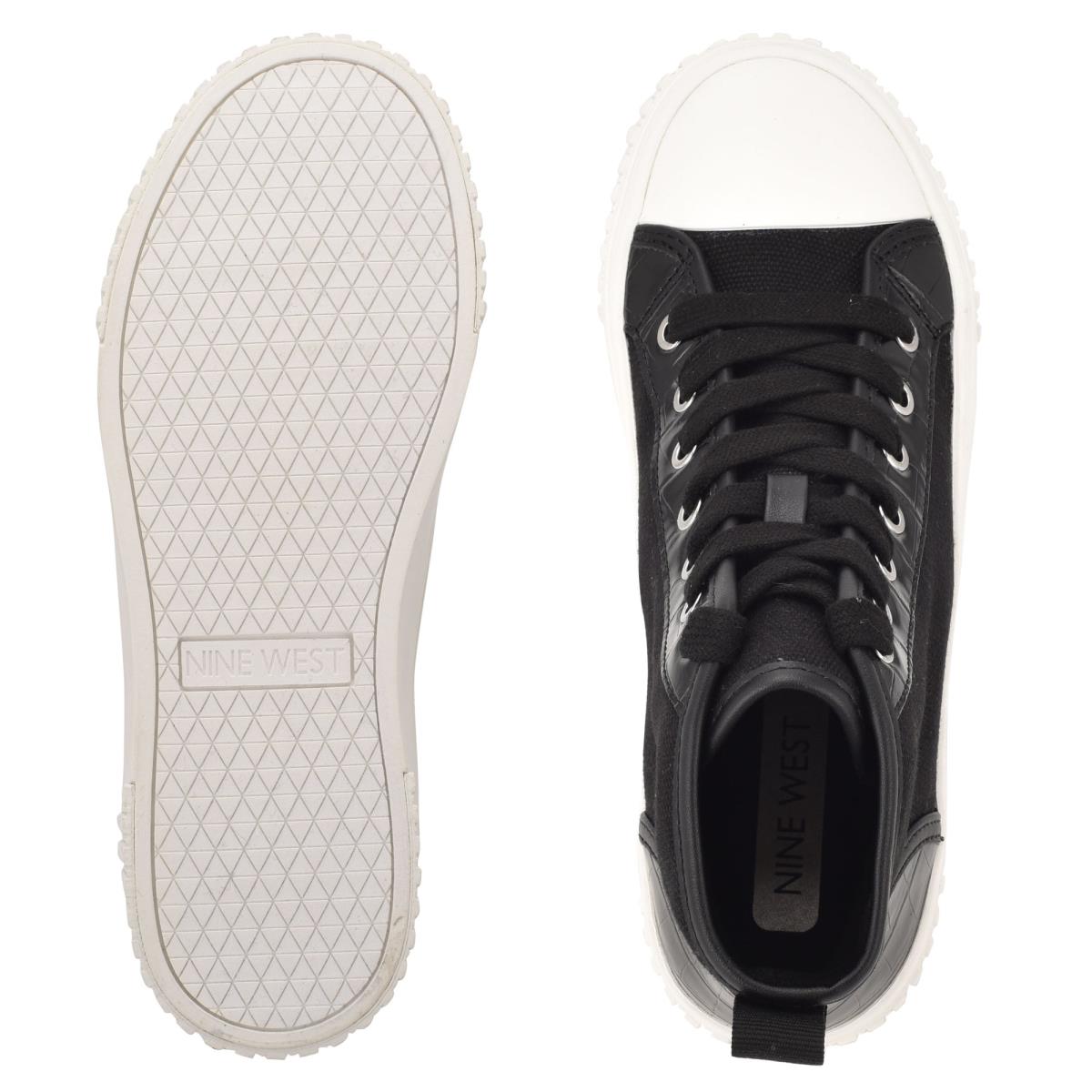 Nine West Dyiane High Top Sneakers Kadın Siyah | 5479GFEXI