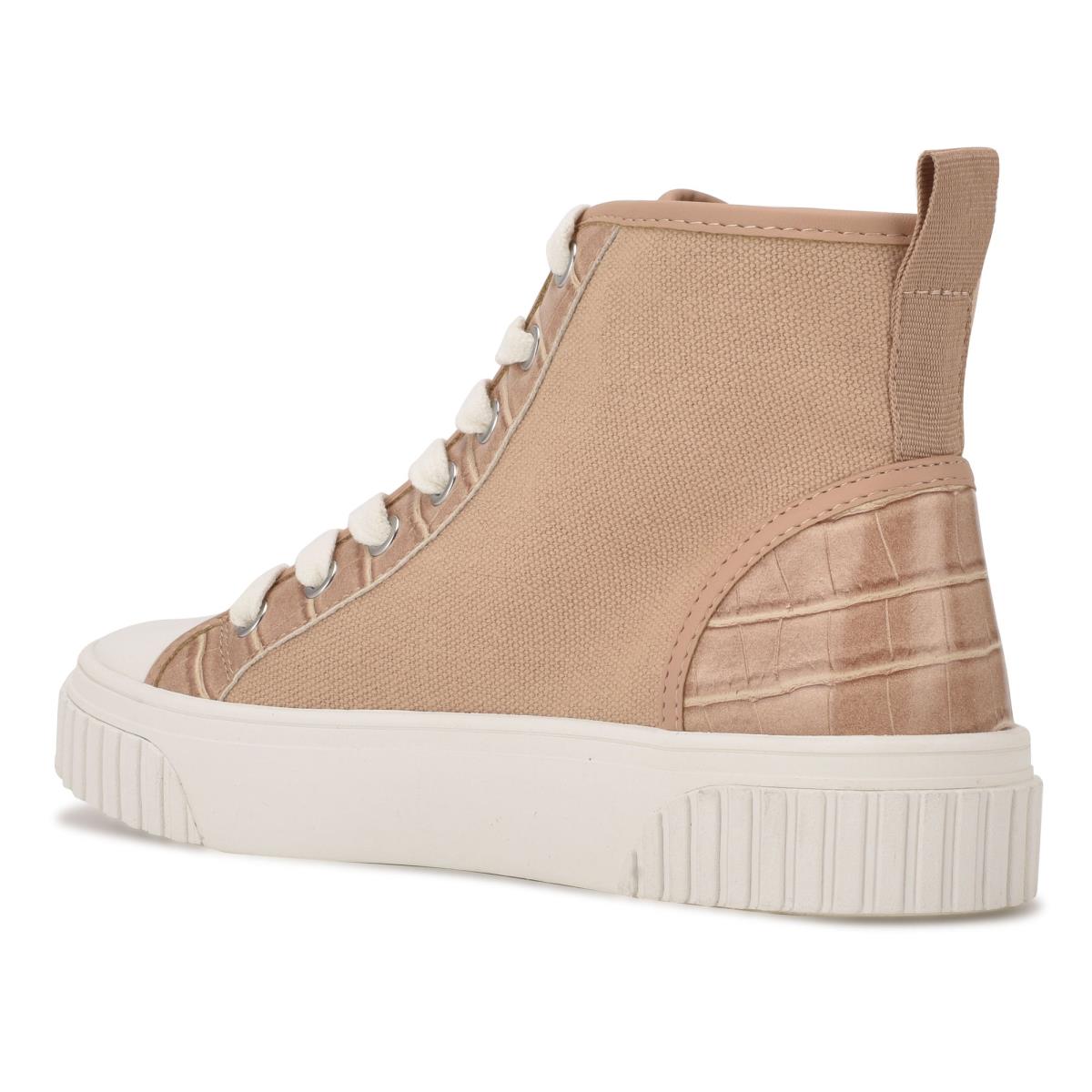 Nine West Dyiane High Top Sneakers Kadın Mercan Kahverengi | 6734TUEPS