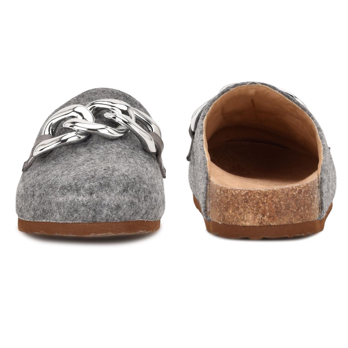 Nine West Everyth Cozy Mule Ayakkabı Kadın Gri | 8743LTXIQ