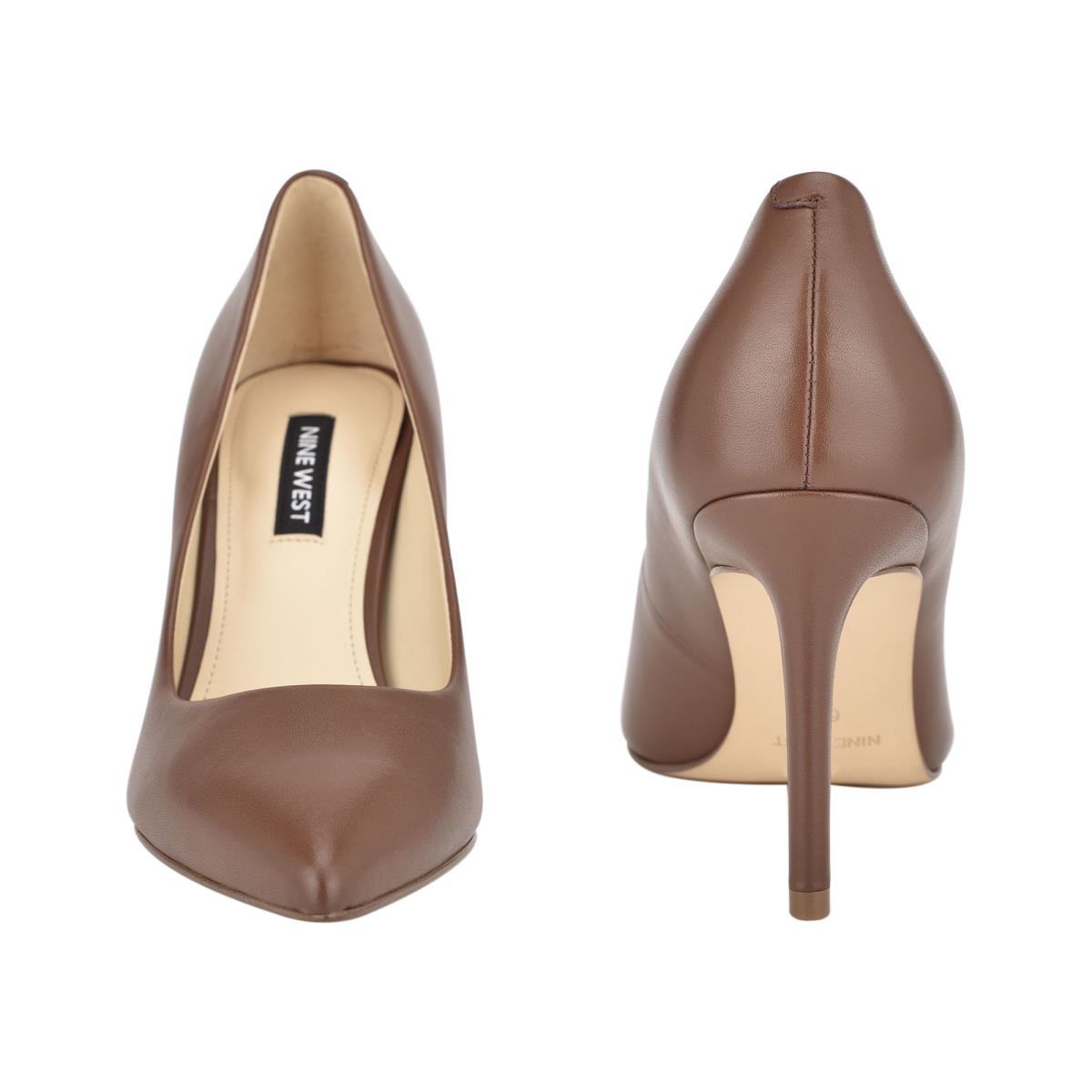 Nine West Ezra Pointy Burunlu Stiletto Ayakkabı Kadın Kahverengi | 2408SHCWM