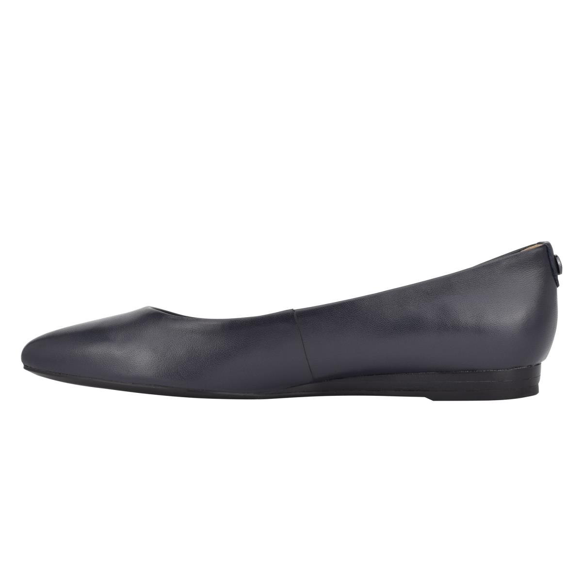 Nine West Ferdi 9x9 Pointy Burunlu Flats Kadın Lacivert | 5613EXSZN