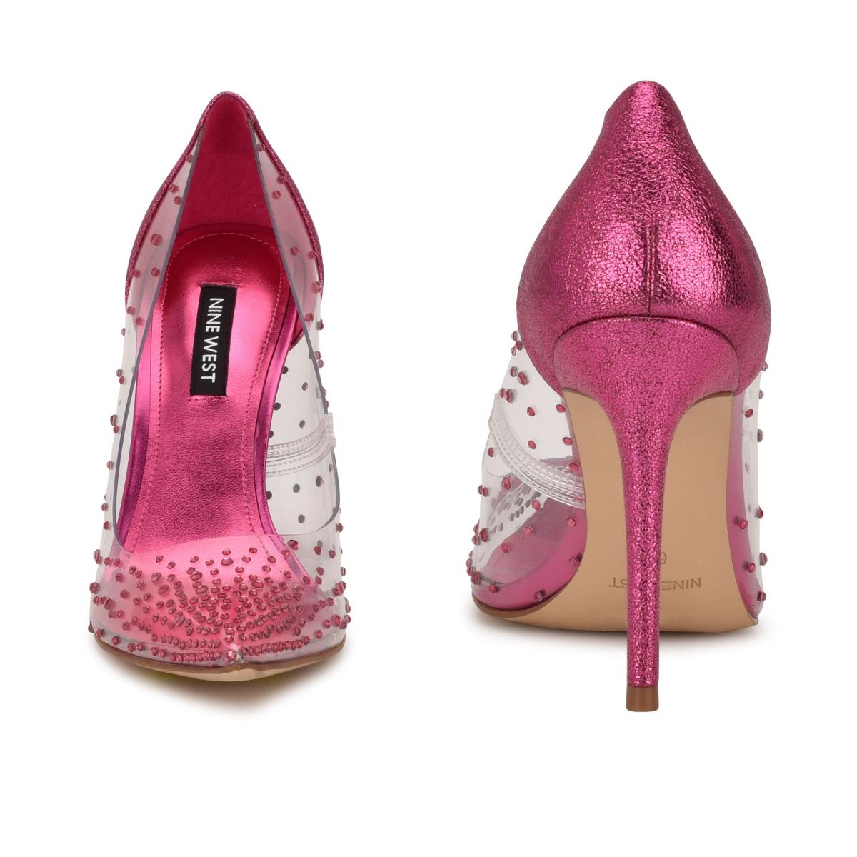 Nine West Franca Elbise Stiletto Ayakkabı Kadın Pembe | 6128DEJNS