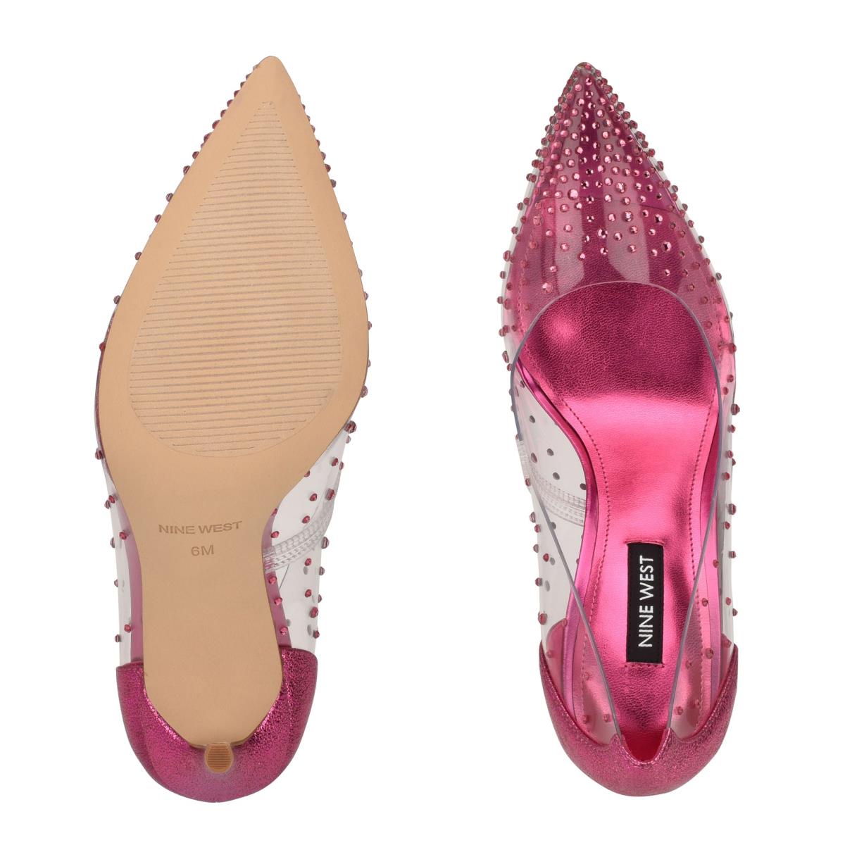 Nine West Franca Elbise Stiletto Ayakkabı Kadın Pembe | 6128DEJNS