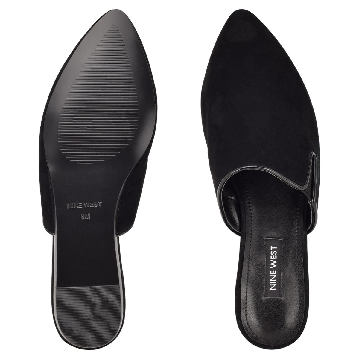 Nine West Freeda Pointy Burunlu Mule Ayakkabı Kadın Siyah | 0598UGCLF