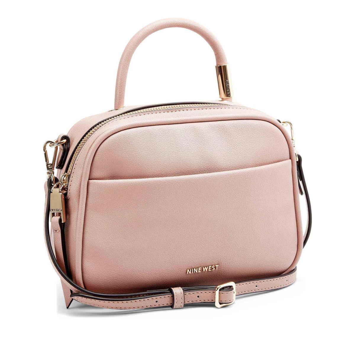 Nine West Gail Top Handle Çapraz Askılı Çanta Kadın Pembe | 0738CZRNT