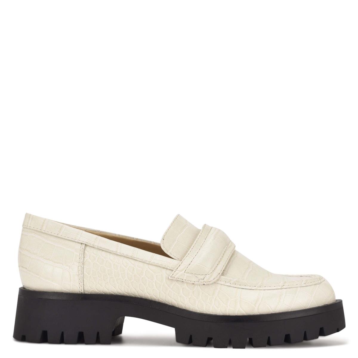 Nine West Garren Lug Sole Loafer Ayakkabı Kadın Bej Rengi | 5468KFQGR