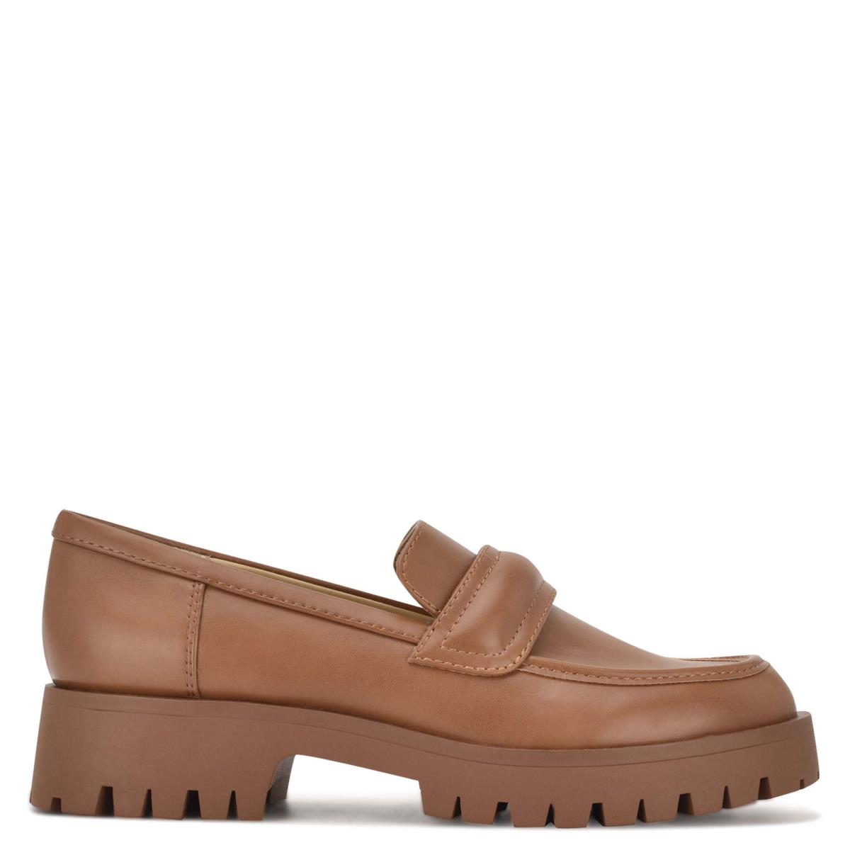 Nine West Garren Lug Sole Loafer Ayakkabı Kadın Kahverengi | 7839TOHQF