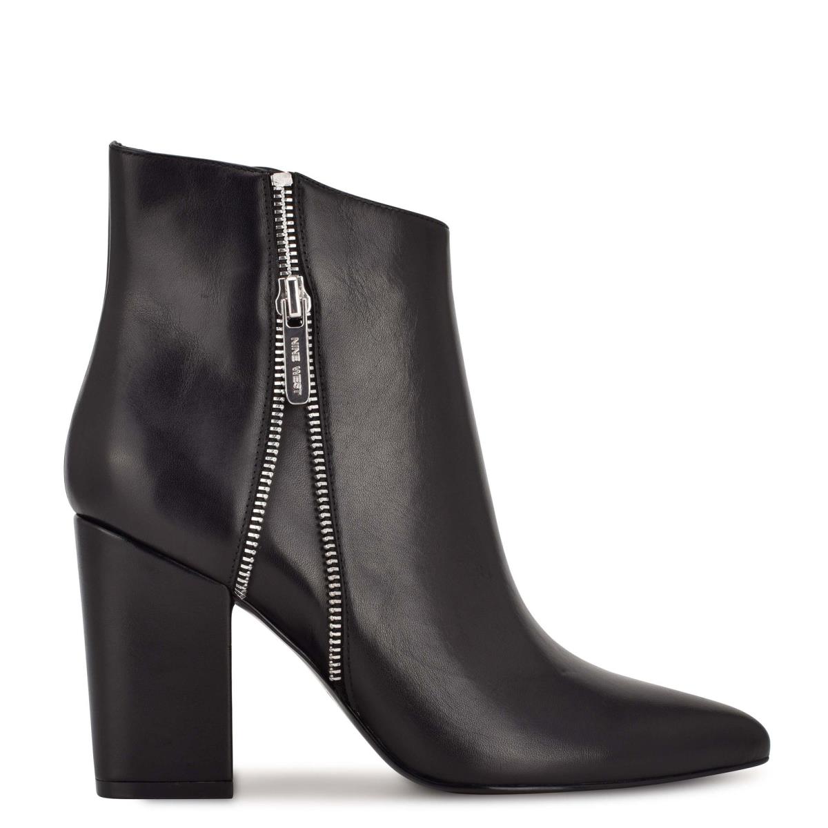 Nine West Glorya Topuklu Bot Kadın Siyah | 8910GHJDI