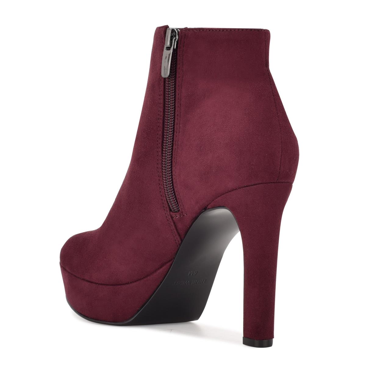 Nine West Glowup Platform Bot Kadın Claret | 5438AHGLF