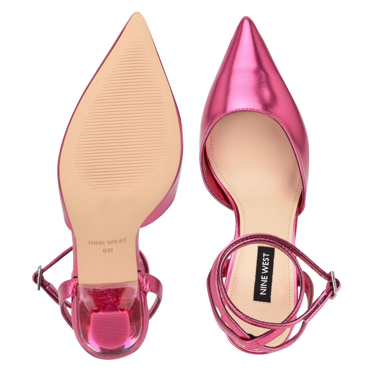 Nine West Harlowe Ankle Askılı Stiletto Ayakkabı Kadın Pembe | 4289LWGBS