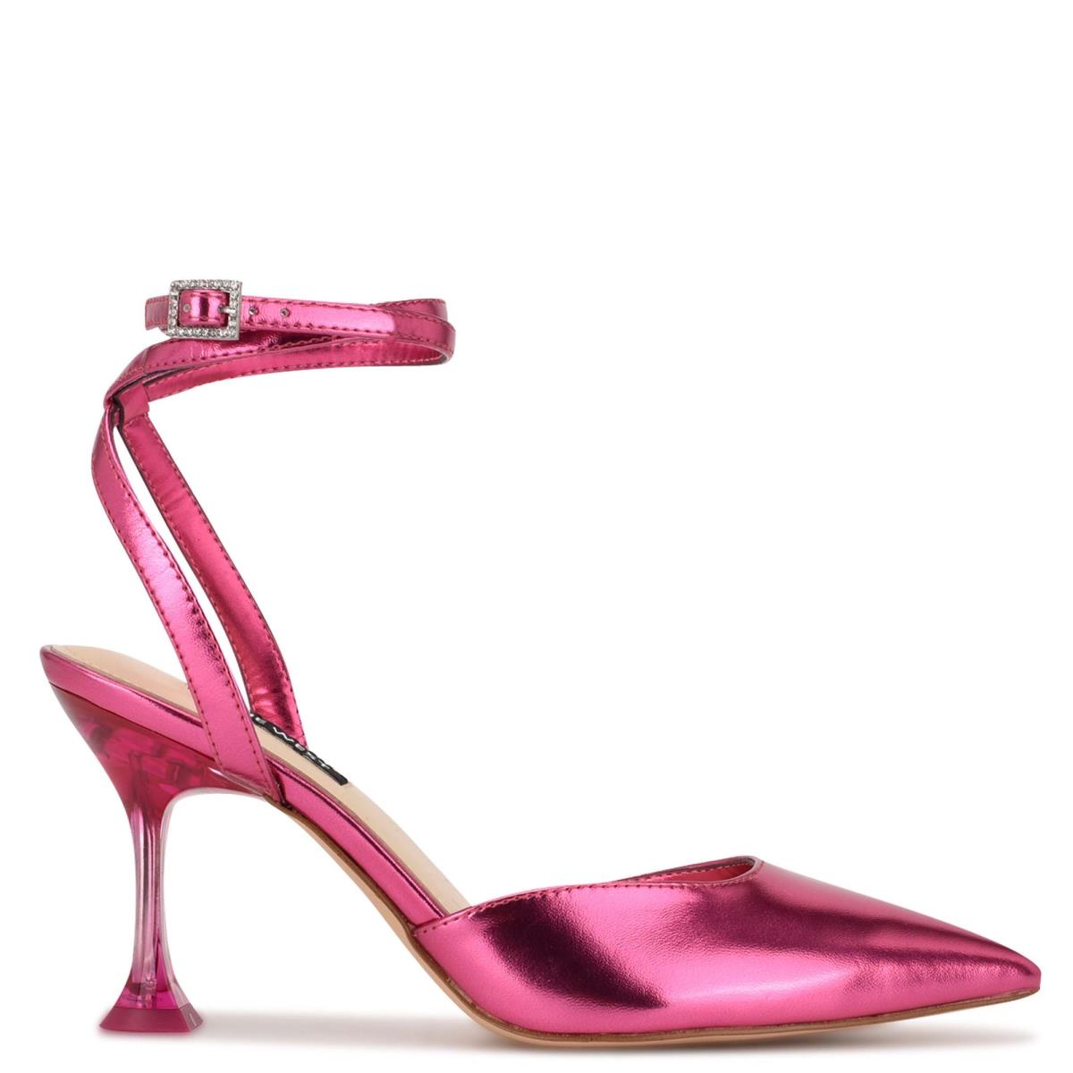 Nine West Harlowe Ankle Askılı Stiletto Ayakkabı Kadın Pembe | 4289LWGBS