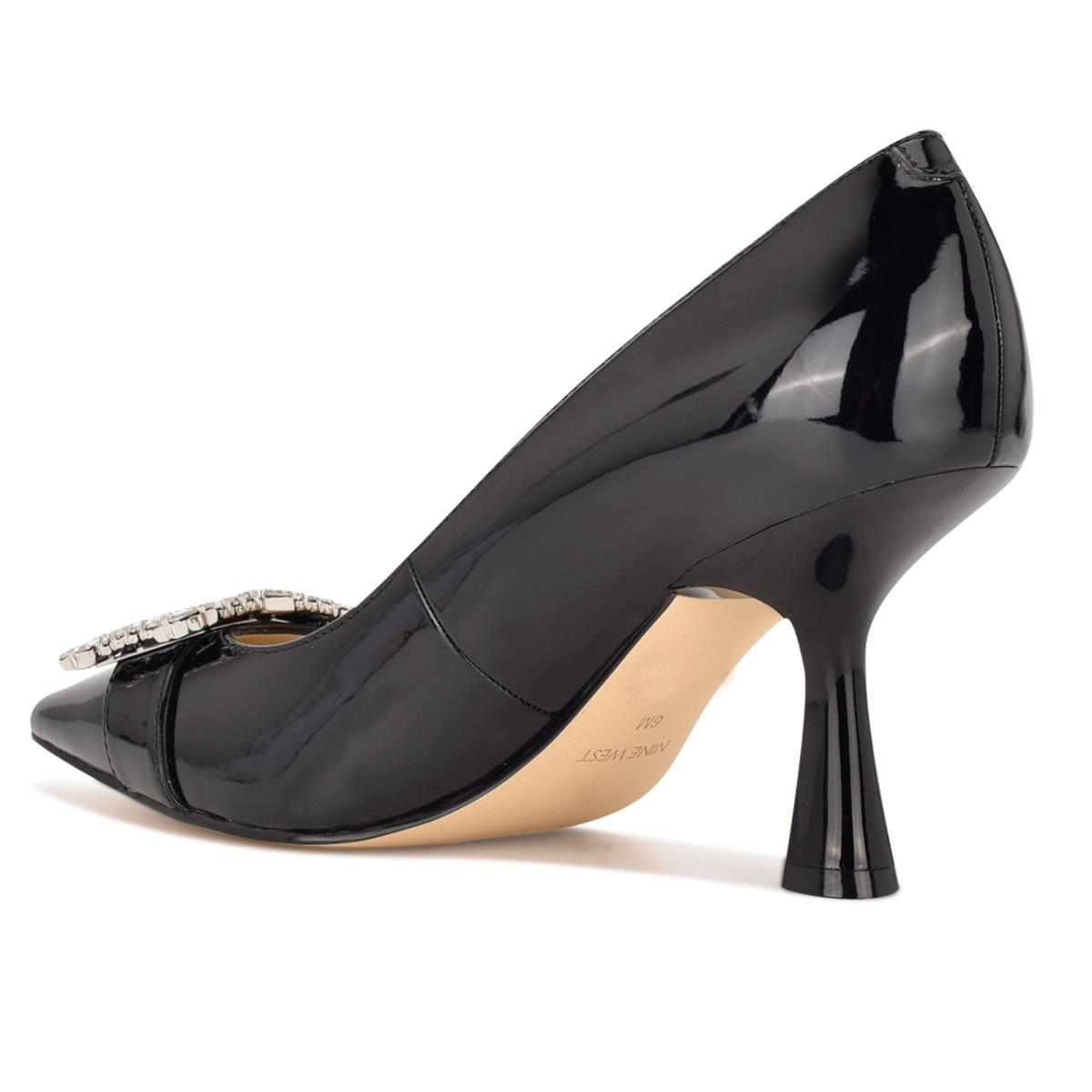 Nine West Helyn Pointy Burunlu Stiletto Ayakkabı Kadın Siyah | 5069MCINP