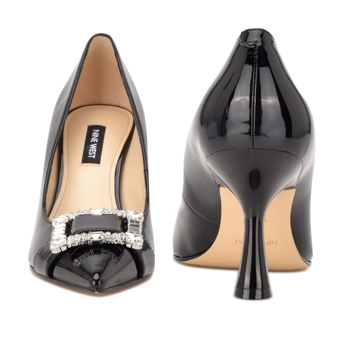 Nine West Helyn Pointy Burunlu Stiletto Ayakkabı Kadın Siyah | 5069MCINP