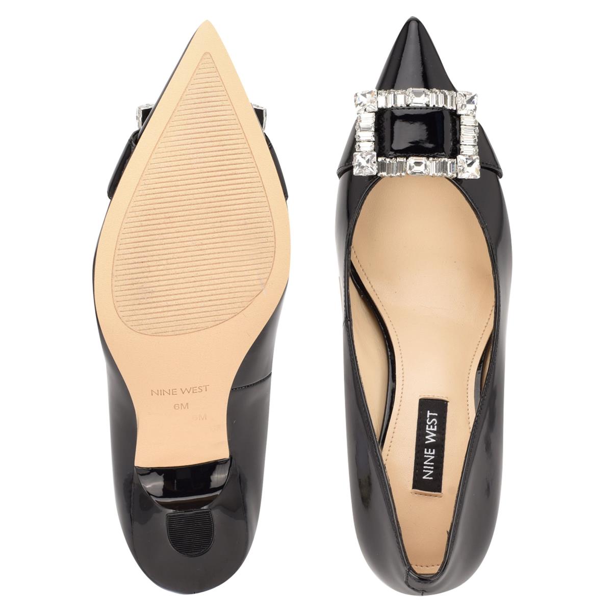 Nine West Helyn Pointy Burunlu Stiletto Ayakkabı Kadın Siyah | 5069MCINP