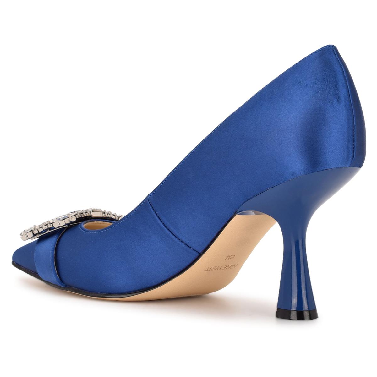 Nine West Helyn Pointy Burunlu Stiletto Ayakkabı Kadın Mavi | 6982VYEOL