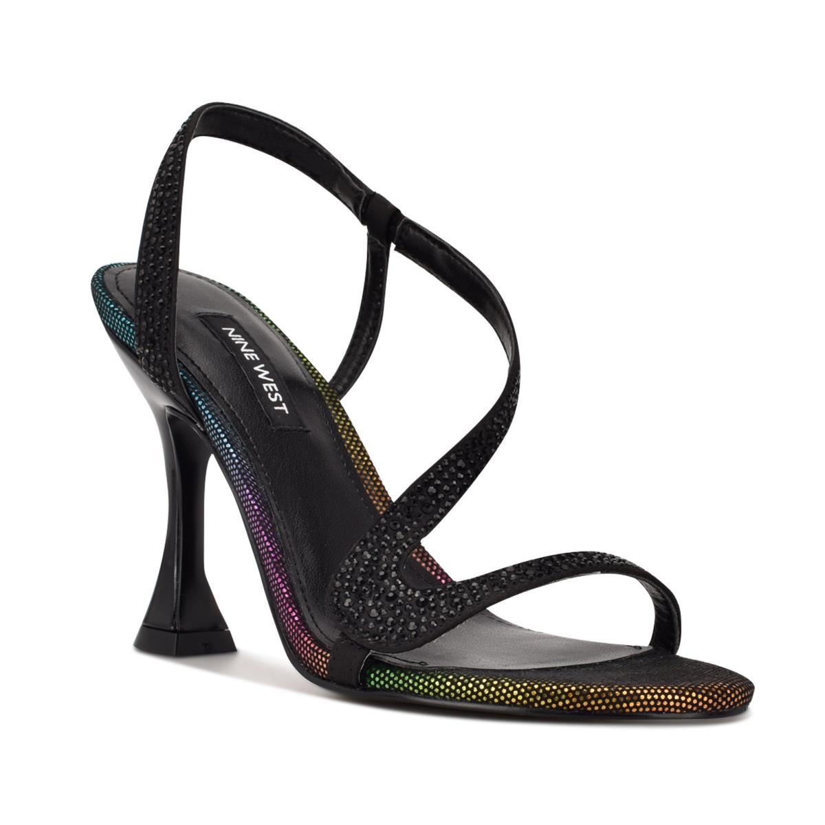 Nine West Immal Elbise Sandalet Kadın Siyah | 9724UDFCI