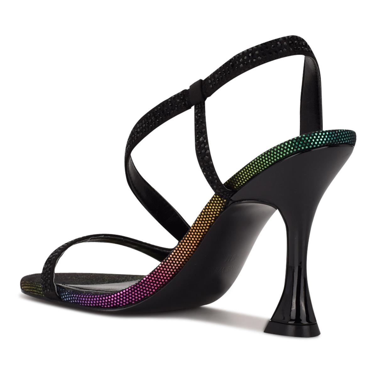 Nine West Immal Elbise Sandalet Kadın Siyah | 9724UDFCI