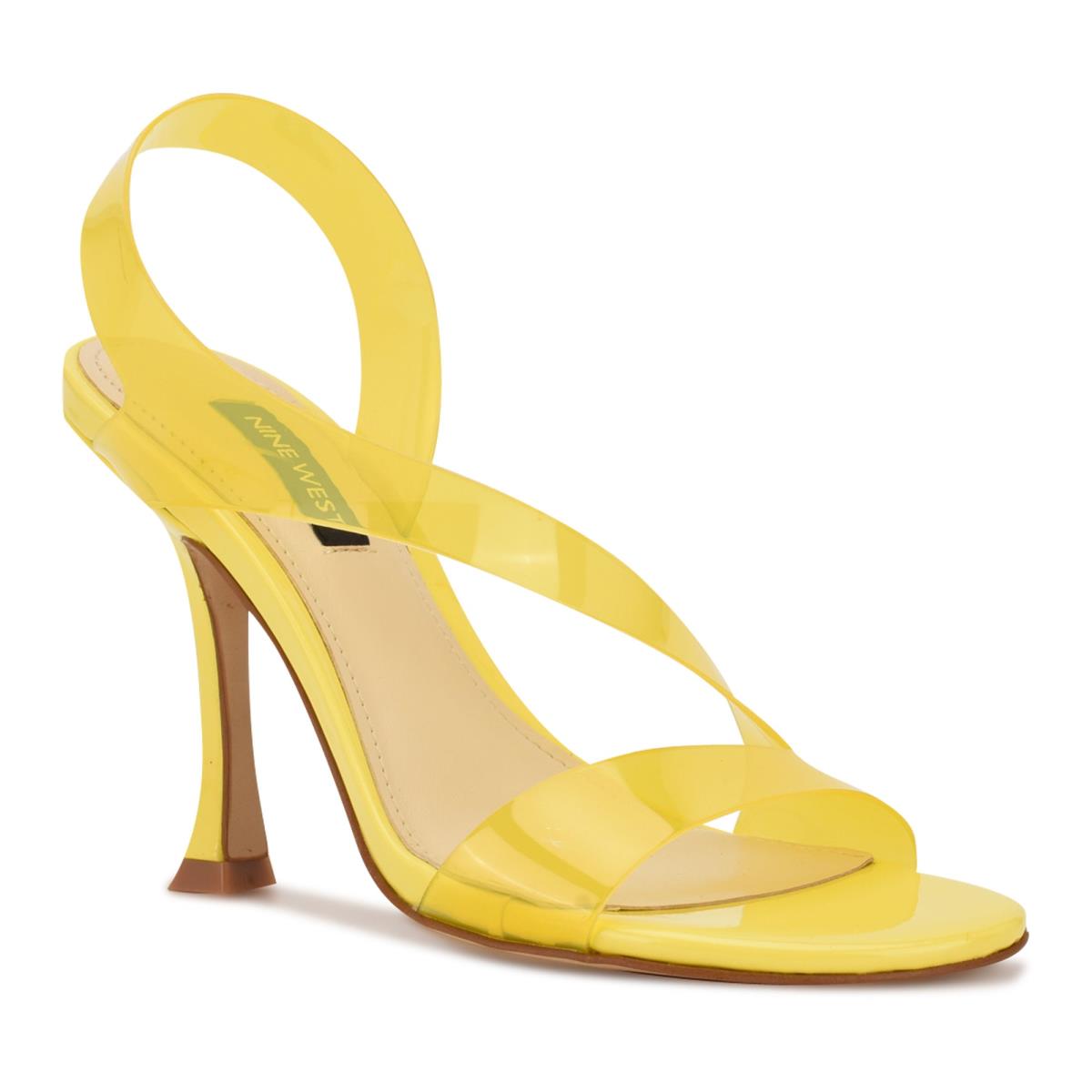 Nine West Irise Elbise Sandalet Kadın Sarı | 4365ZTHNS