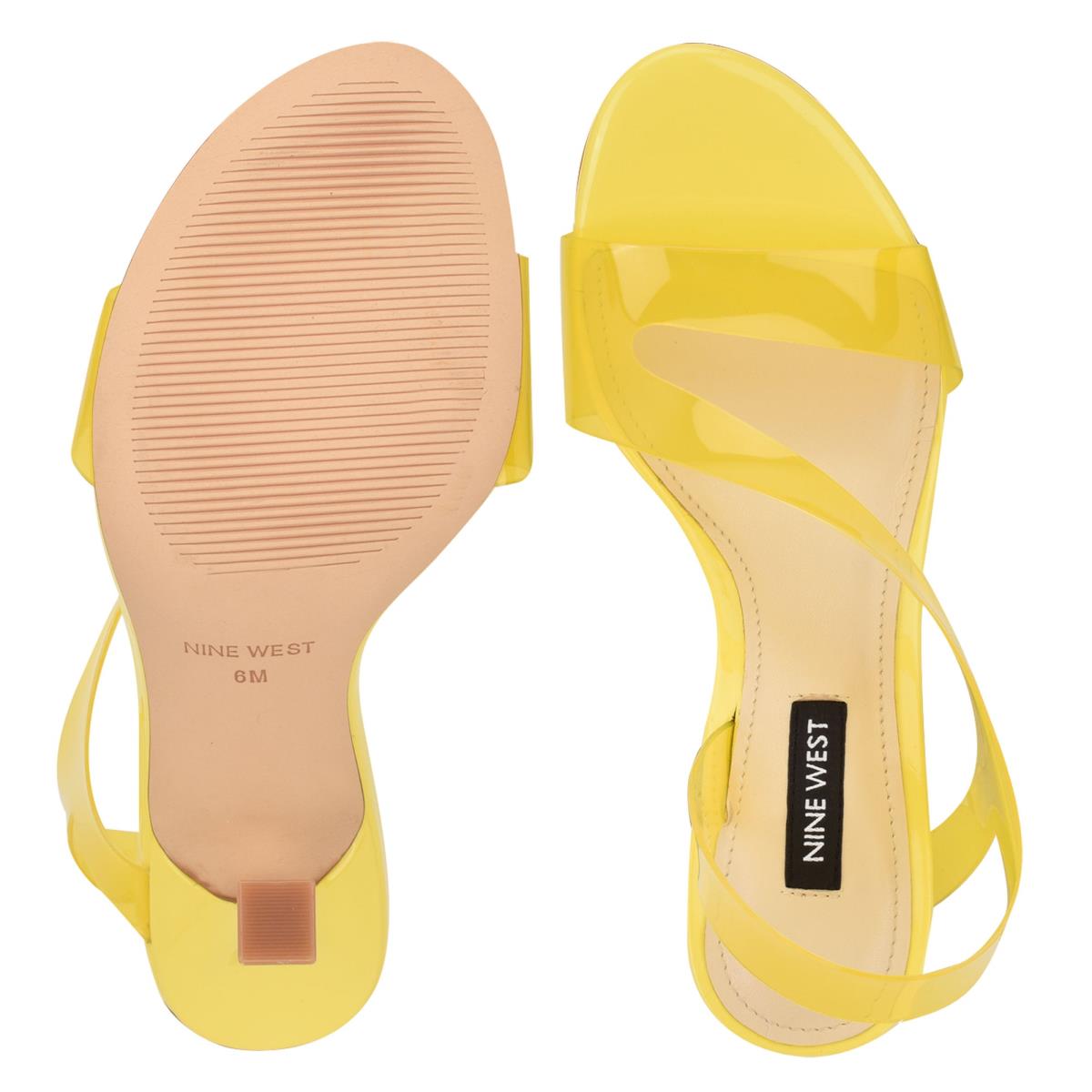 Nine West Irise Elbise Sandalet Kadın Sarı | 4365ZTHNS