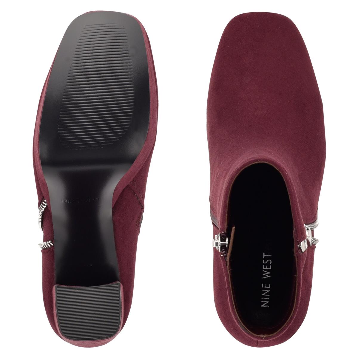 Nine West Kerri Platform Bot Kadın Bordo | 3905GZMAQ