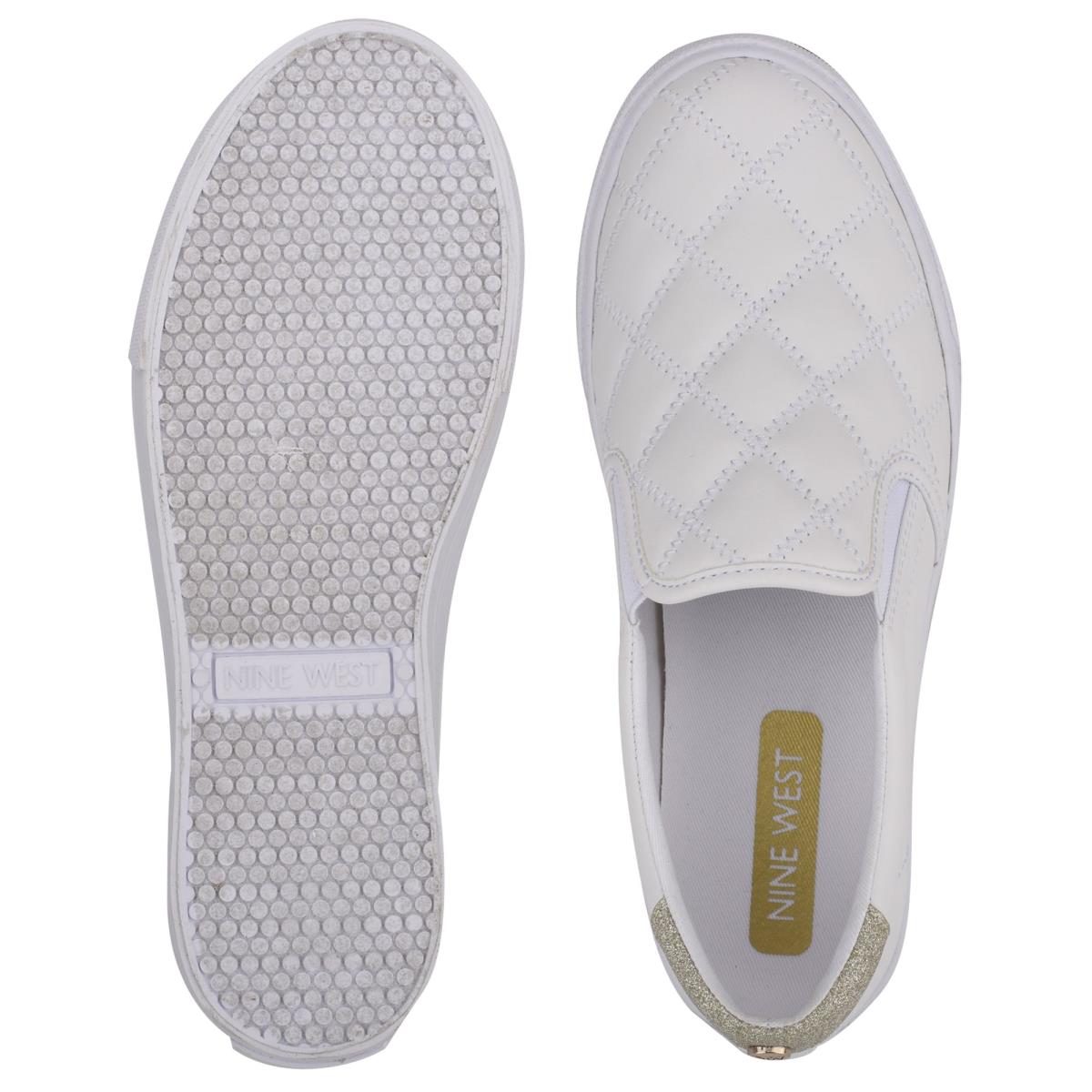 Nine West Lala Slip On Sneakers Kadın Beyaz | 3721HADGY