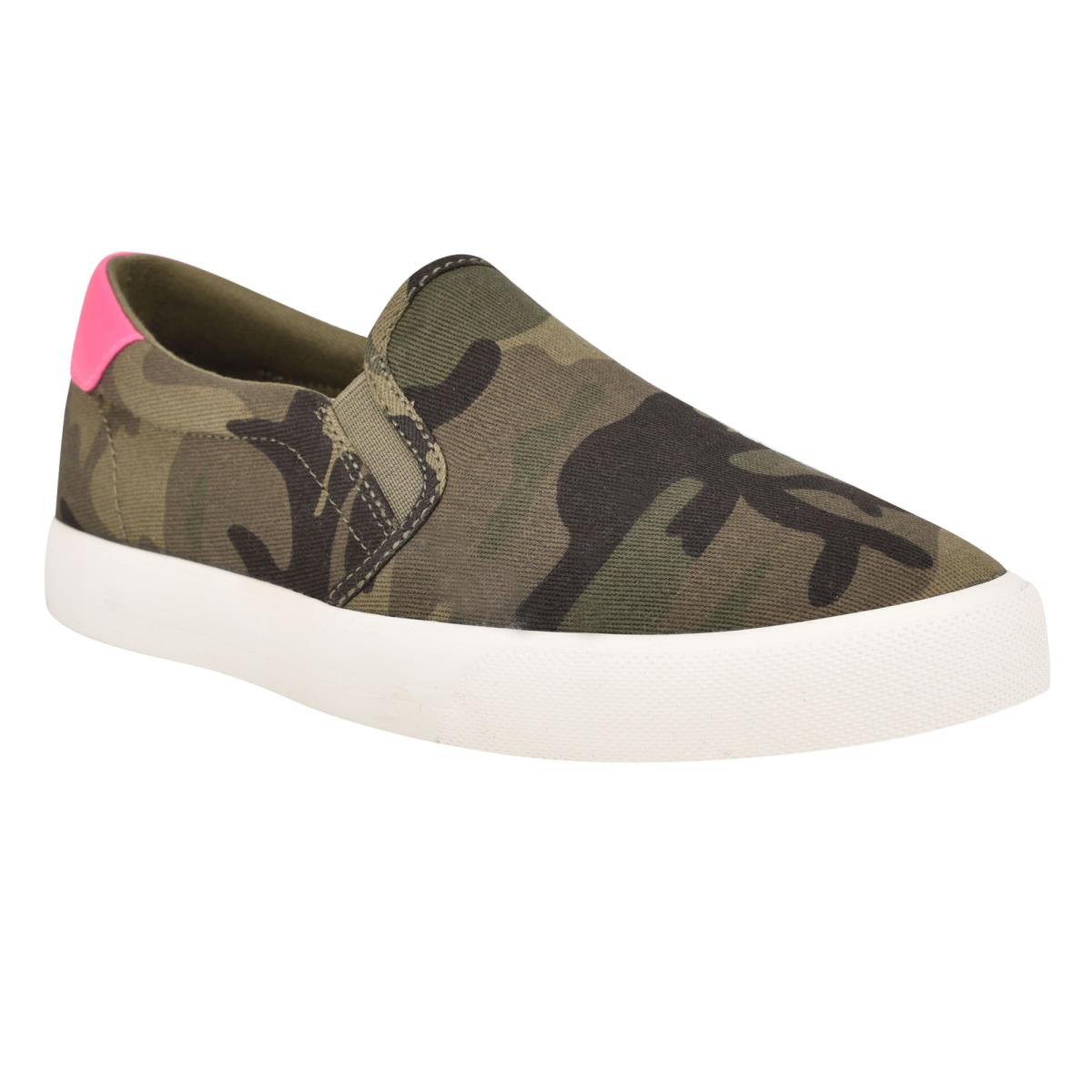 Nine West Lala Slip On Sneakers Kadın Camo | 7038DKXJQ