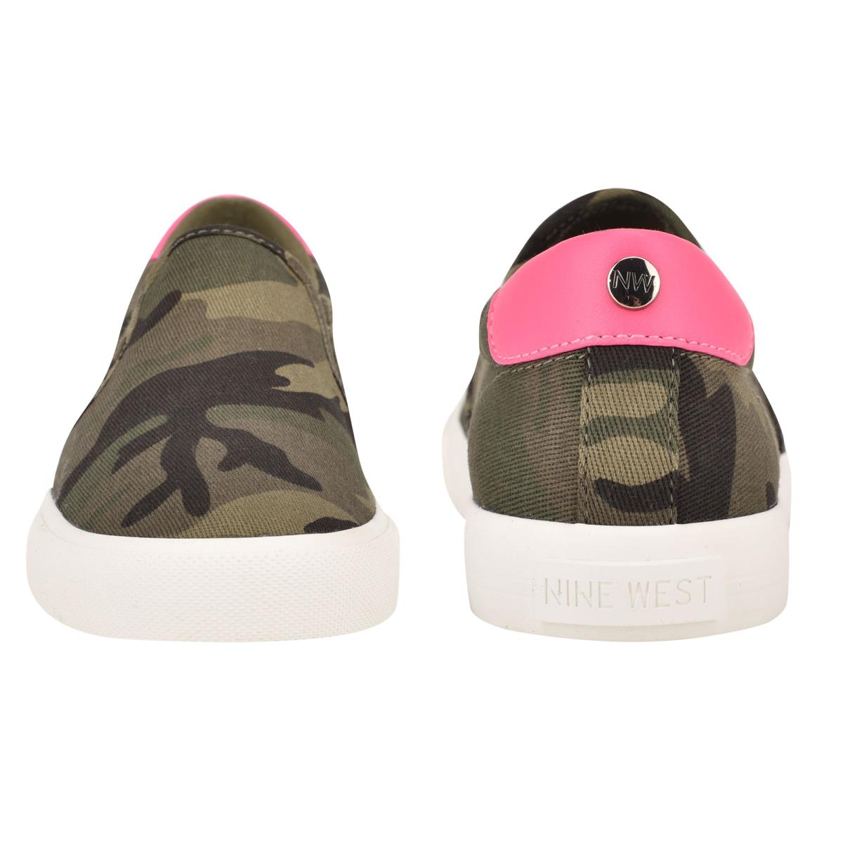 Nine West Lala Slip On Sneakers Kadın Camo | 7038DKXJQ