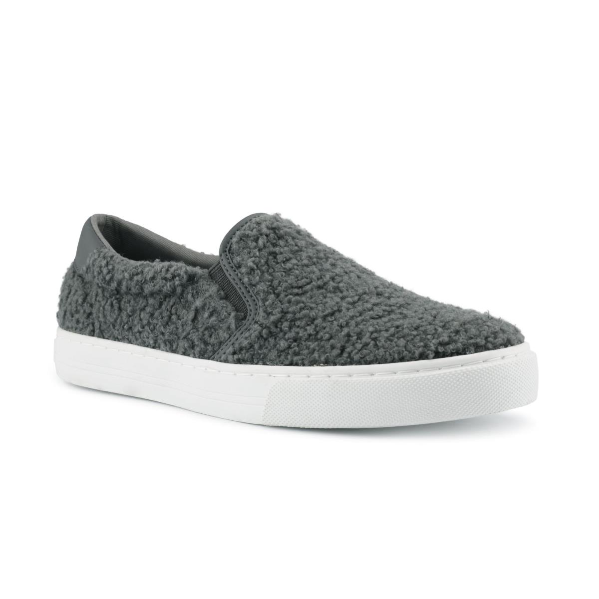 Nine West Lala Slip On Sneakers Kadın Gri | 2805GZWKI