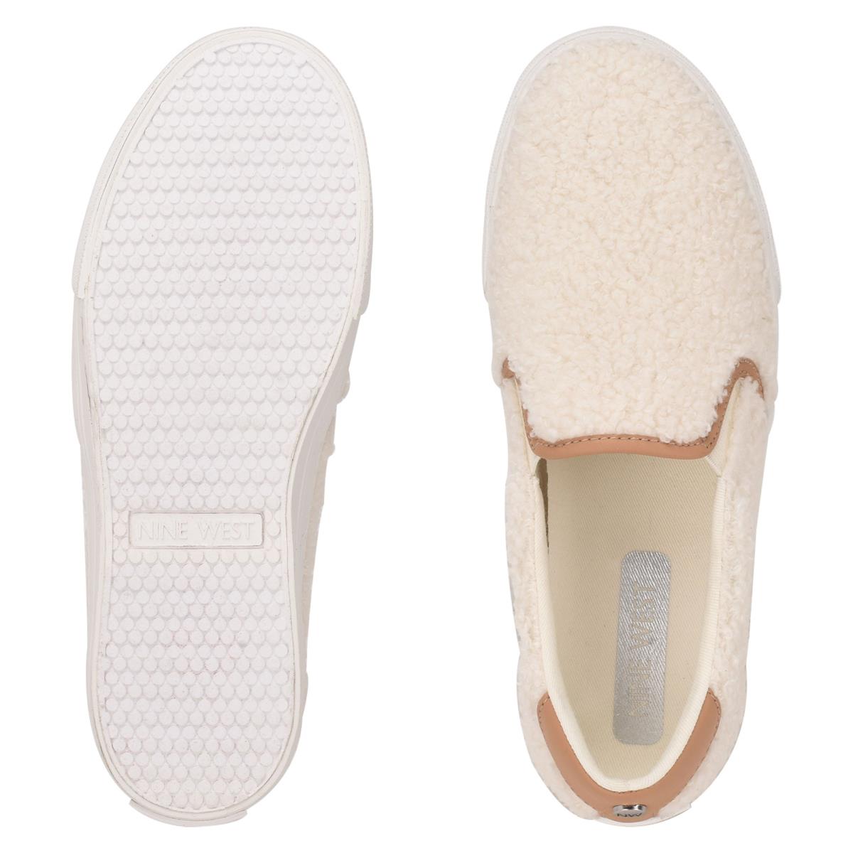 Nine West Lala Slip On Sneakers Kadın Krema | 1738TDOSN