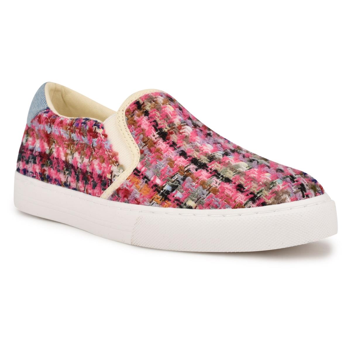 Nine West Lala Slip On Sneakers Kadın Pembe Renkli | 4012AVNWB