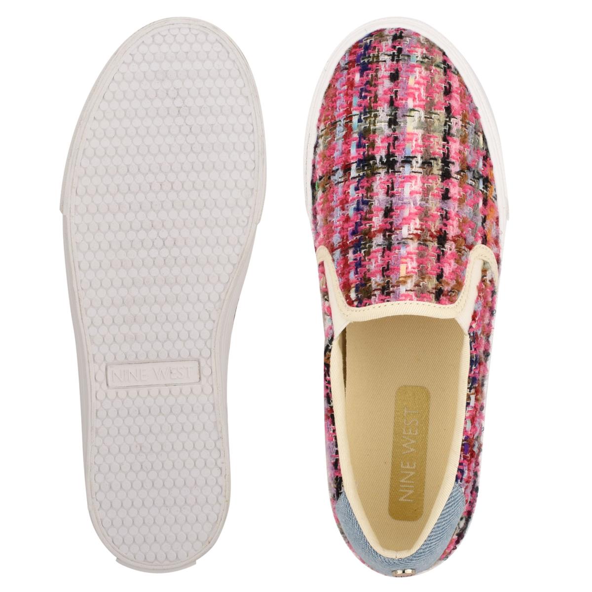 Nine West Lala Slip On Sneakers Kadın Pembe Renkli | 4012AVNWB